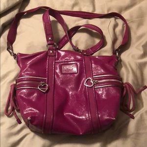 Magenta Coach Poppy purse